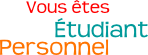Connexion étudiant ou personnel d'Agrocampus Ouest